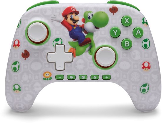PowerA Advantage Draadloze Controller Nintendo Switch 2- Mario & Yoshi