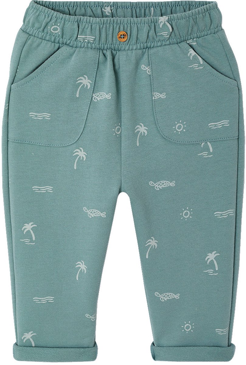 Vertbaudet Broek met print van molton baby