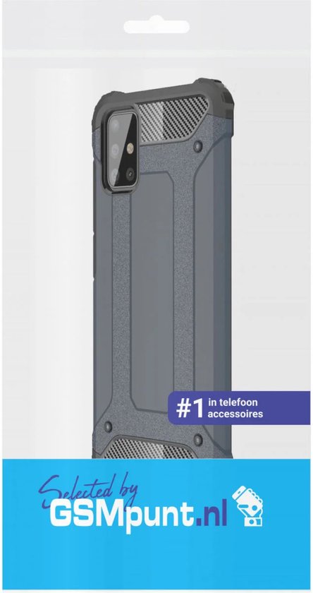 Coque adaptée pour Xiaomi Redmi Note 12S | Résistant aux chocs | Couverture arrière hybride | Housse de protection | Résistant aux chocs | Une protection supplémentaire | Bleu