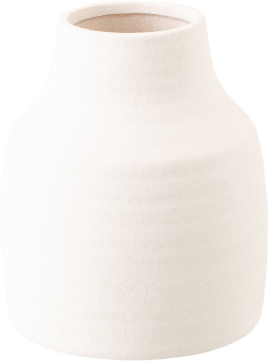 J-Line Vase Ruby - grès - blanc