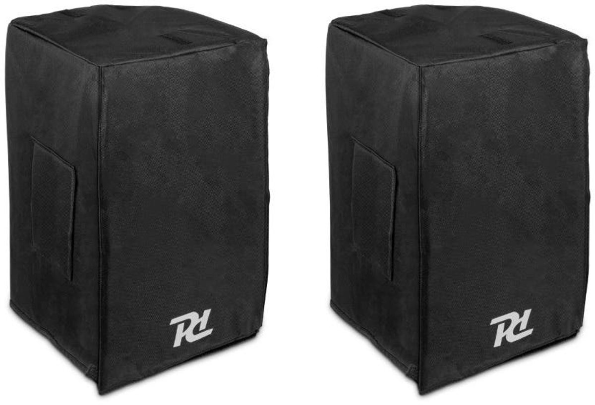 Set van 2 Power Dynamics SCP12 beschermhoezen voor PDY212 speakers - Zwart