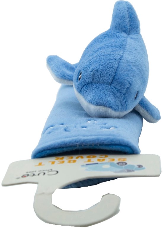 Cute since 1999 - Gordelhoes kind - Dolfijn gordelbeschermer kind - gordelhoezen voor auto en autostoel - 27cm x 6 cm van Cute Since 1999 — afbeelding 2