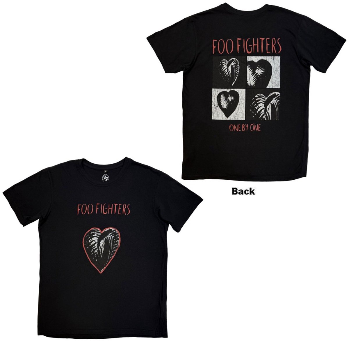 Foo Fighters - One By One Heren Tshirt - M - Zwart