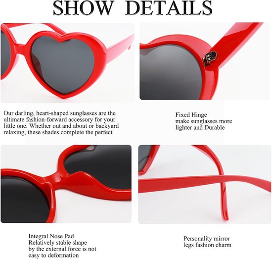 Polarized Hartvormige Zonnebril voor Meisjes met UV400 Bescherming van Polarized — afbeelding 3