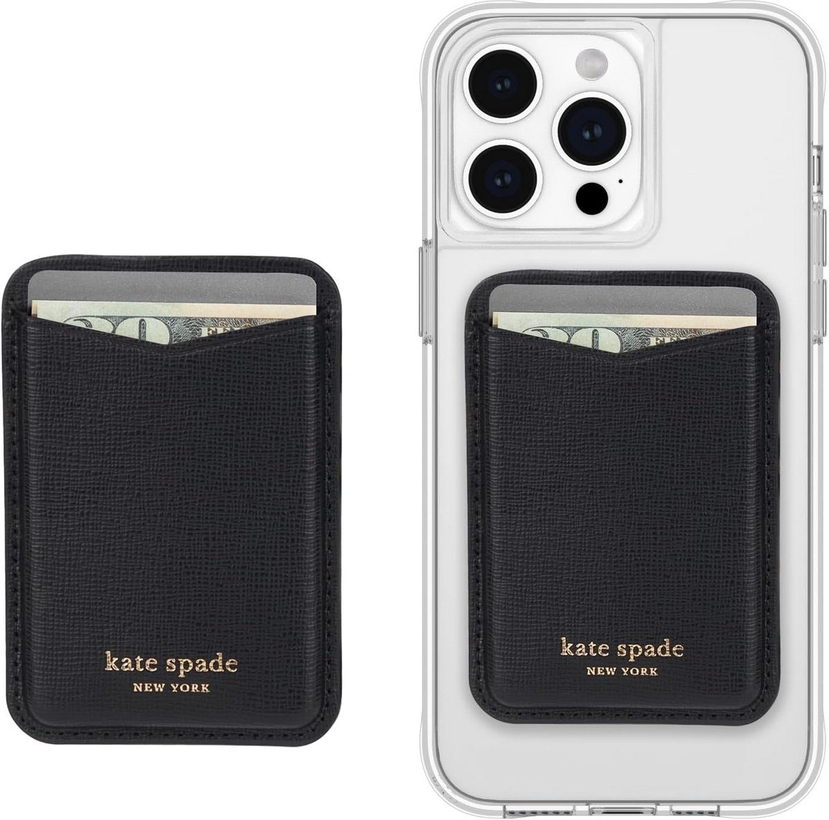 Magnetische Telefoon Wallet en Kaarthouder met Clipsluiting