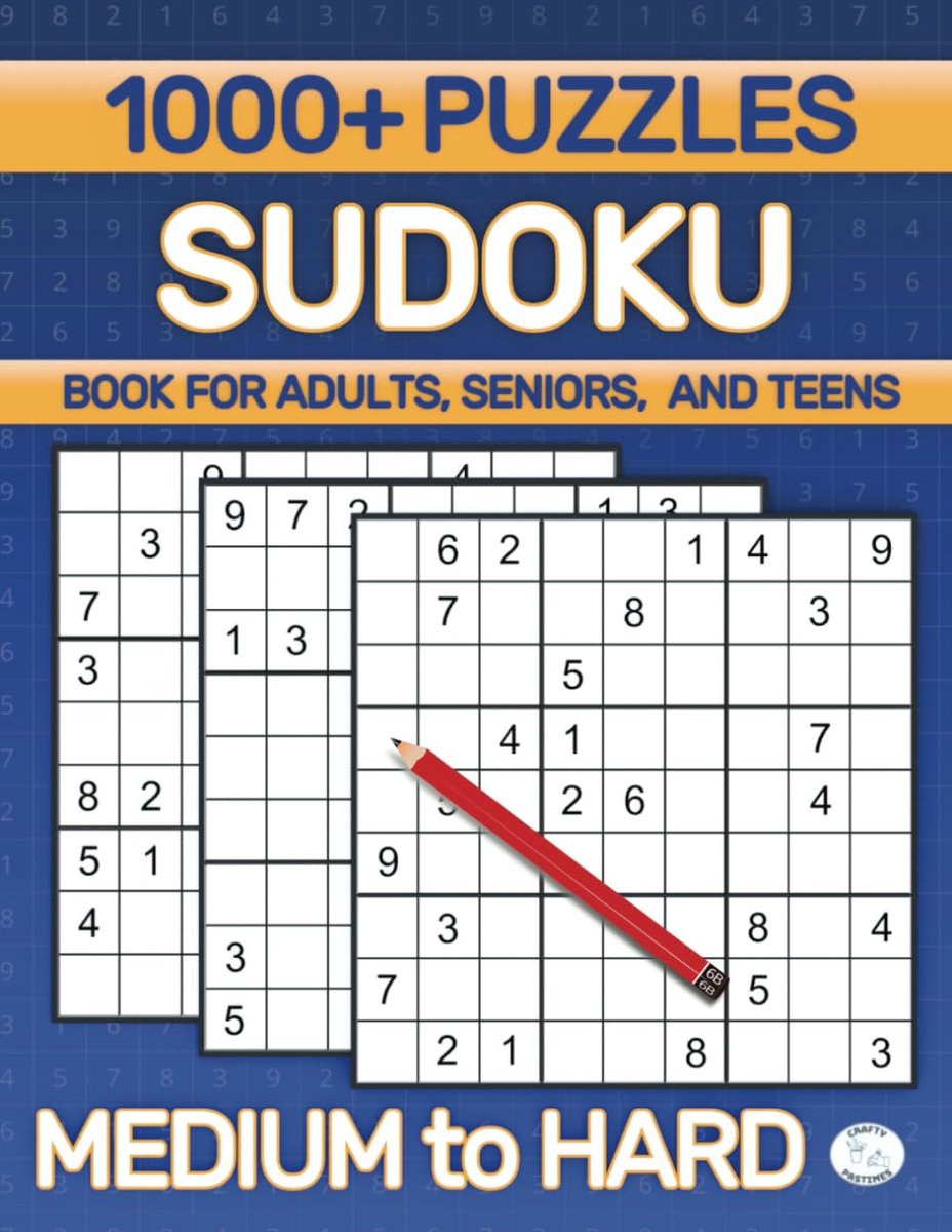 1000+ Sudoku Puzzelboek voor Volwassenen en Senioren - Medium tot Moeilijk Niveau