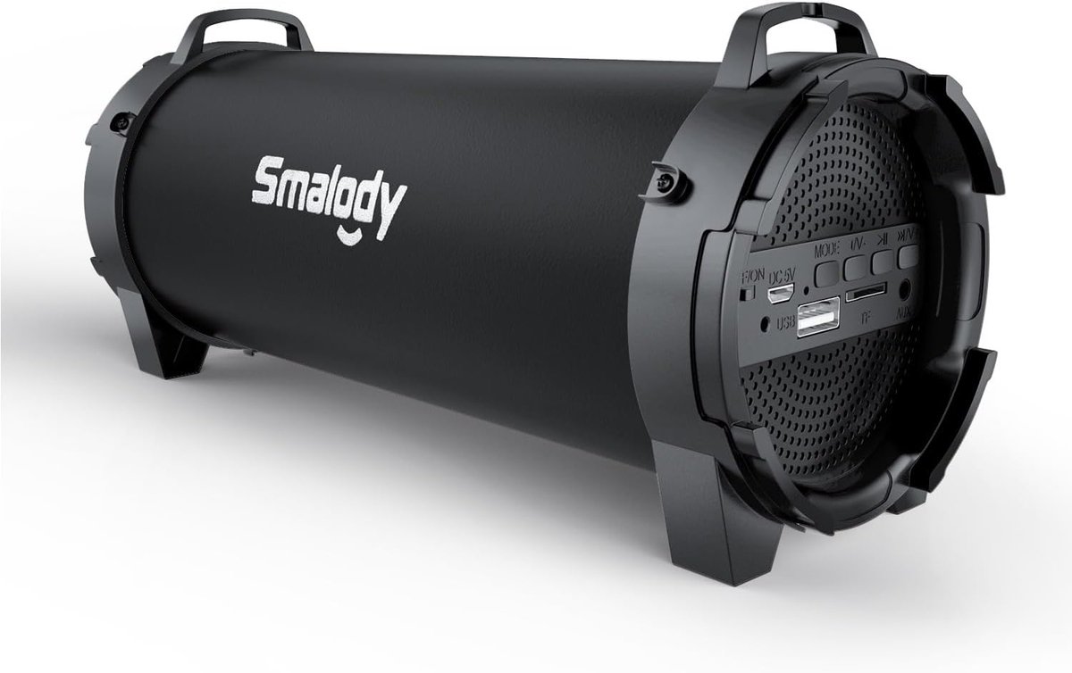 Draagbare Bluetooth Speaker met Krachtig Geluid, USB/AUX & Microfoon