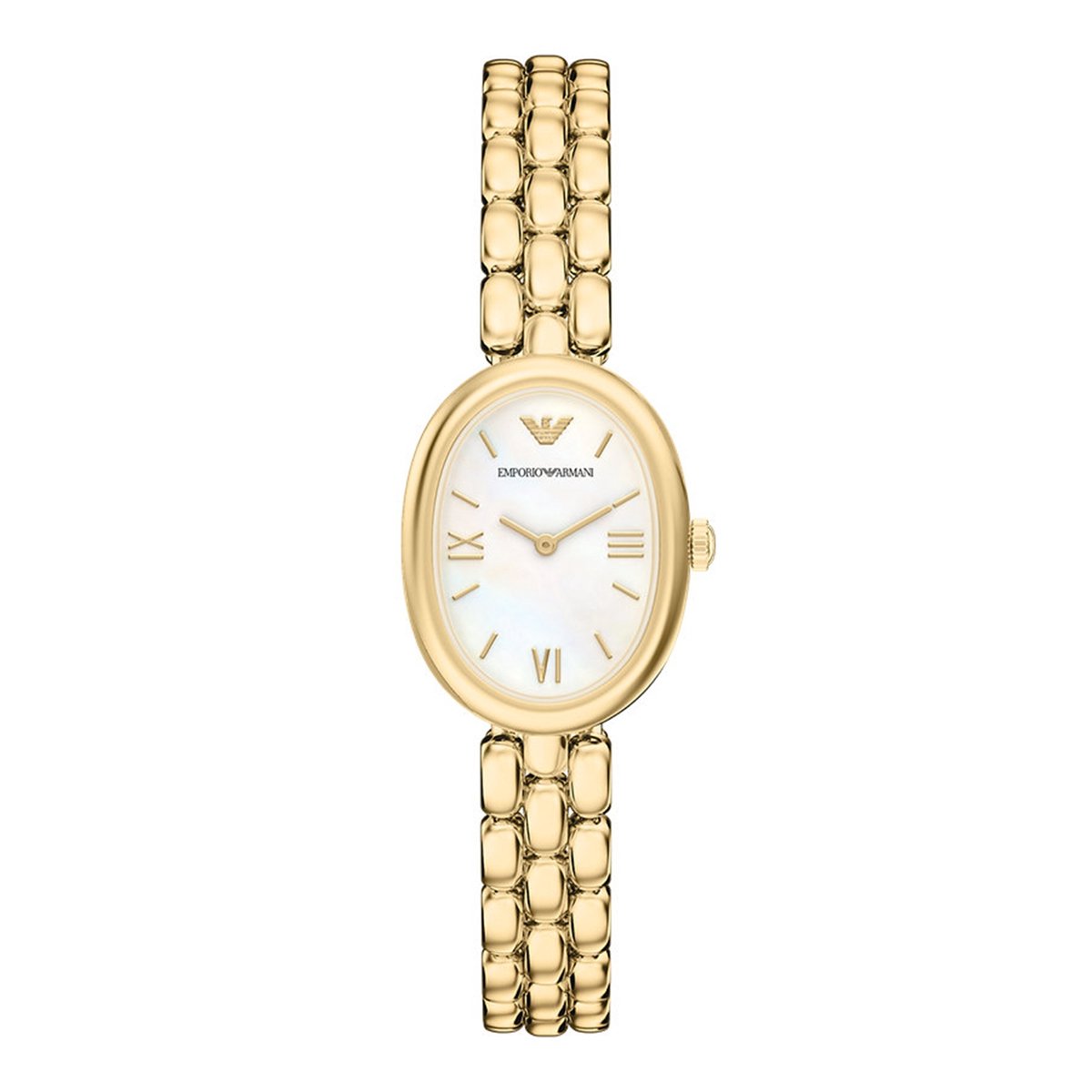 Emporio Armani AR11777 Vrouwen Horloge 28 mm - Goudkleurig