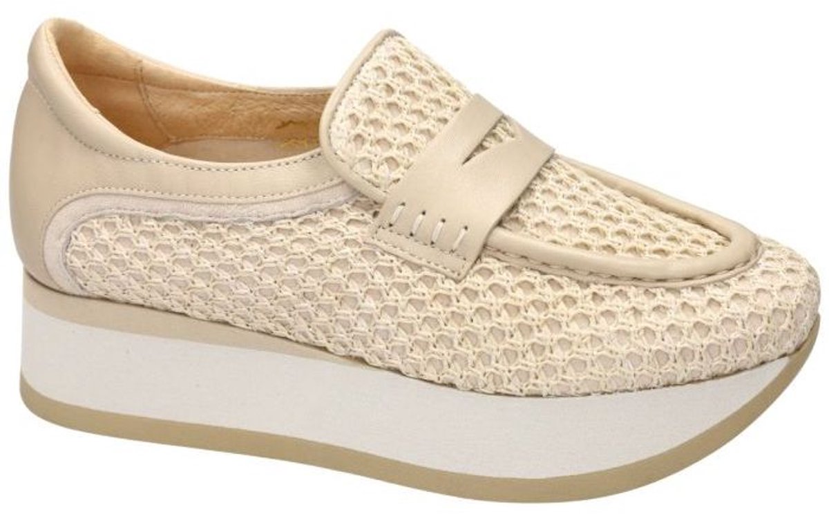 Softwaves -Dames - crÈme - ballerina's & mocassins - maat 41