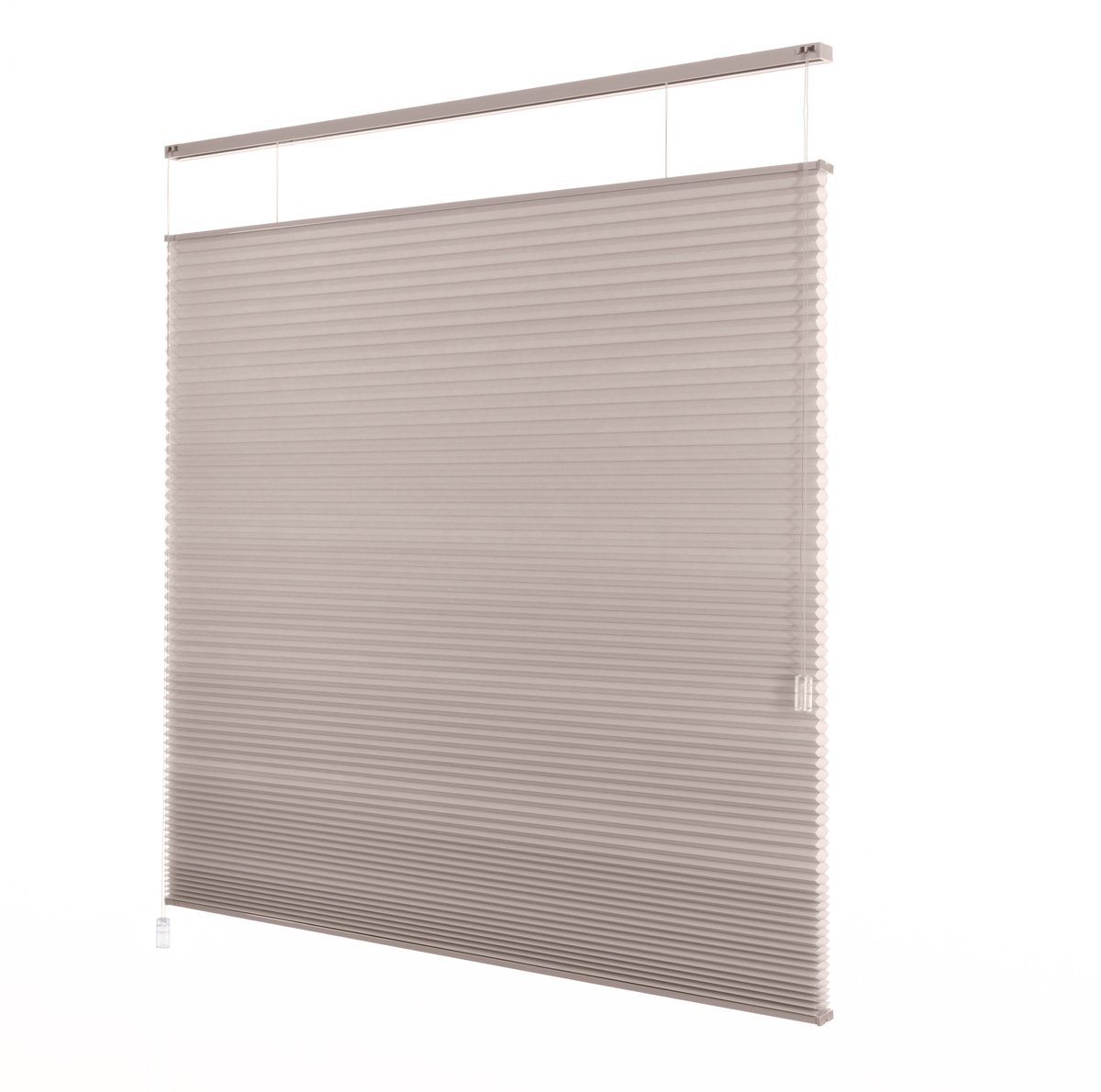 Dutchblinds - Plisségordijnen - lichtdoorlatend - Beige - 260 x 250 cm - Raamdecoratie op 