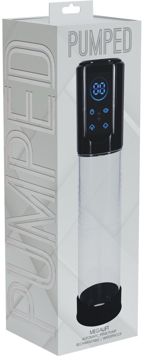 MegaLift - Automatic Waterproof Penis Pump - Black