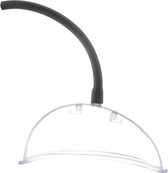 Aie! - Pompe vaginale vibrante avec accessoire de massage clitoridien - Noir