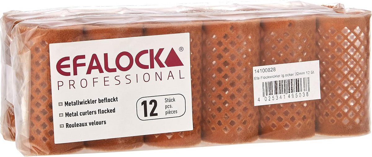 Metalen Haarrollers 32 mm - Gele Wikkelaar voor Permanente Krullen of Golven in het Haar
