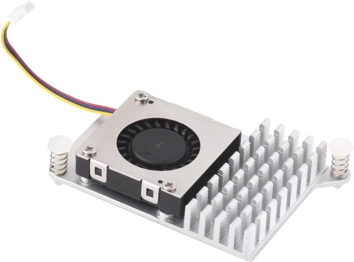 Actieve Koeler met Aluminium Koellichaam en Thermische Pads voor Raspberry Pi 5