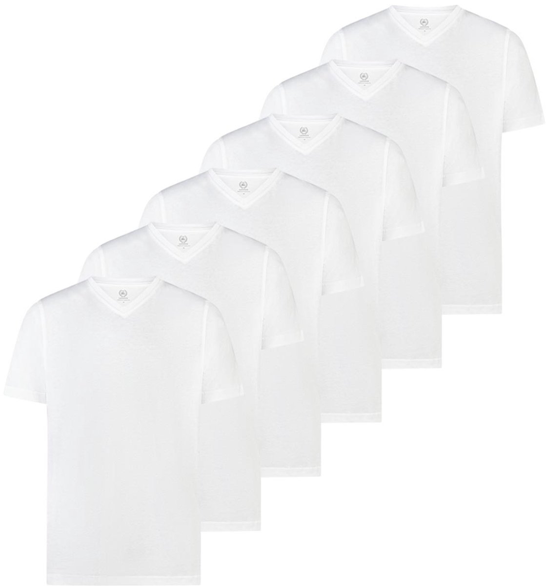 LERROS Heren t-shirt 6 pack Basic