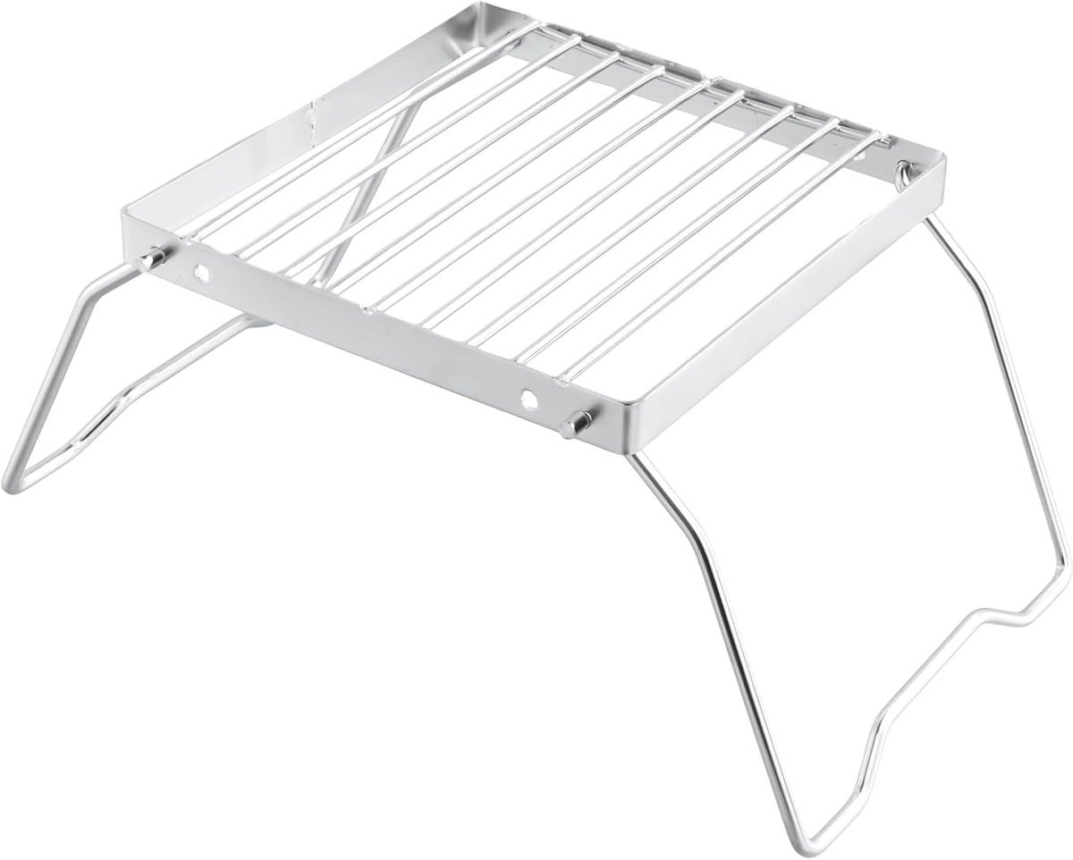 Draagbare Camping BBQ Grill Roosters voor Kampvuur en Buiten Koken