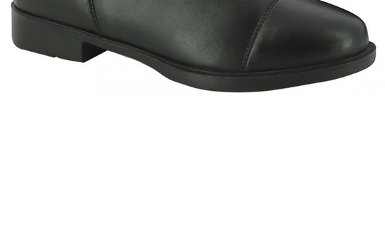 RIDING WORLD FIRST JODPHURS VEGAN LEATHER Zwart