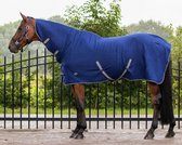 QHP FLEECE HALSDEKEN NEW BASIC MET KRUISSINGELS Blauw