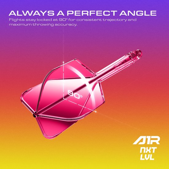 GOAT Air Neon Pink NO6 - Dart Flights van GOAT — afbeelding 3