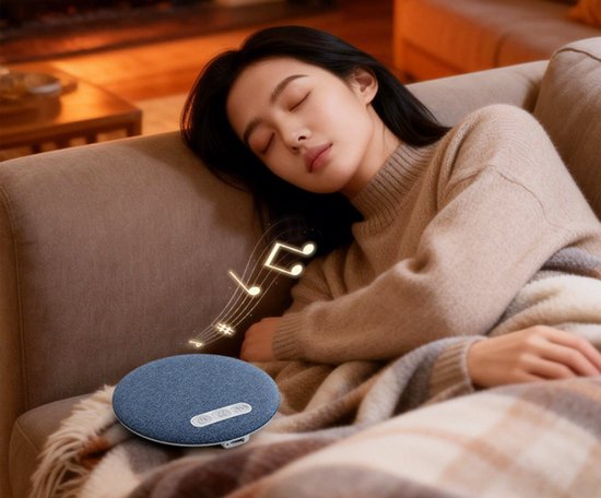 Slaapgeluidsspeaker, muziek naast het kussen, automatisch uitschakelen, lichte muziek, wit geluid, Bluetooth-verbinding met extra lange batterijduur, kussenspeaker, slaapassistent, speaker onder het kussen, geschikt voor rustige nachten van Merkloos — afbeelding 2