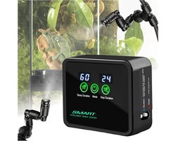 Intelligente Terrarium Sproeisysteem met Timer - Reptielen Luchtbevochtiger Vernevelaar voor Amfibieën en Planten