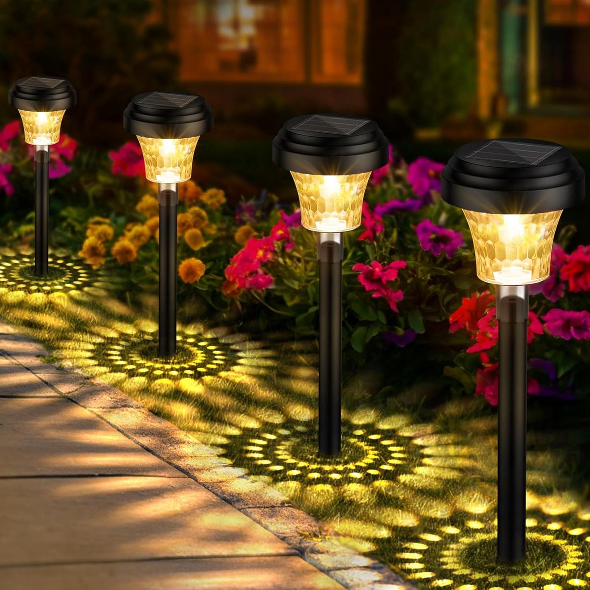 Krachtige LED Buitenlampen voor Tuin en Terras - Warm Licht