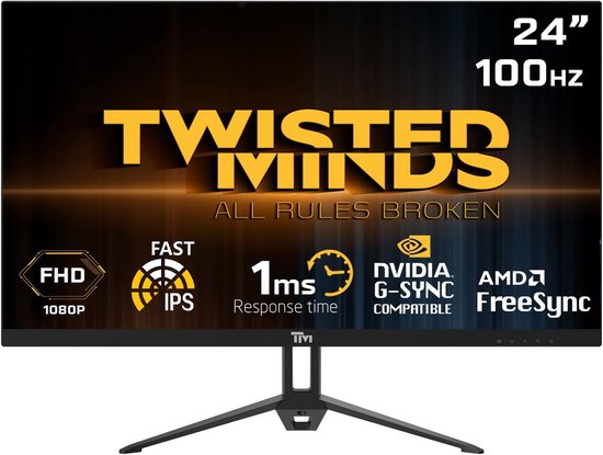 Snelle 24 inch IPS Gaming Monitor - 100 Hz en 1 ms Reactietijd van Merkloos — afbeelding 5