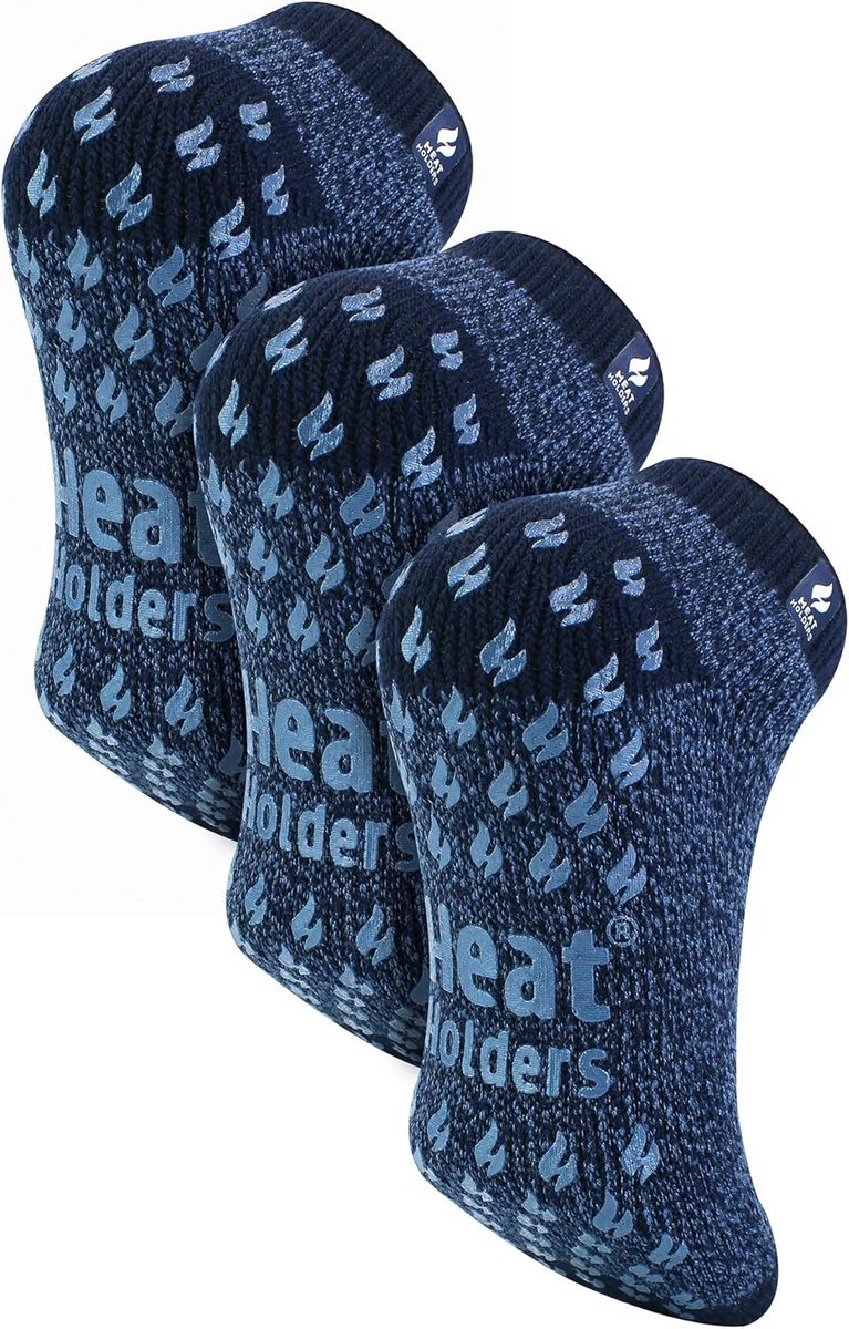 3 Paar Heren Thermische Antislip Slipper Sokken Enkellengte – Extreem Warm