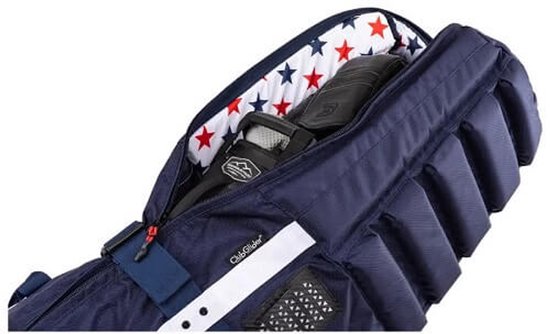 Sun Mountain Club Glider Meridian Golf Travelbag Navy-White-Red van Merkloos — afbeelding 4
