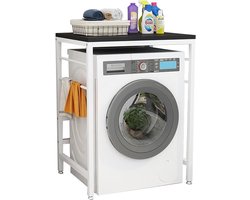 Opbergrek Boven Wasmachine en Droger - Vrijstaand Badkamer Rek Opslag