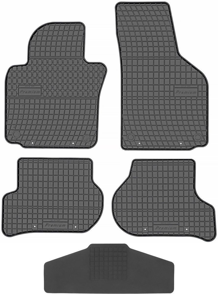 Max-Dywanik Prismat - Autodywanen - Voor Seat Toledo III - 2004-2009 - Zwart