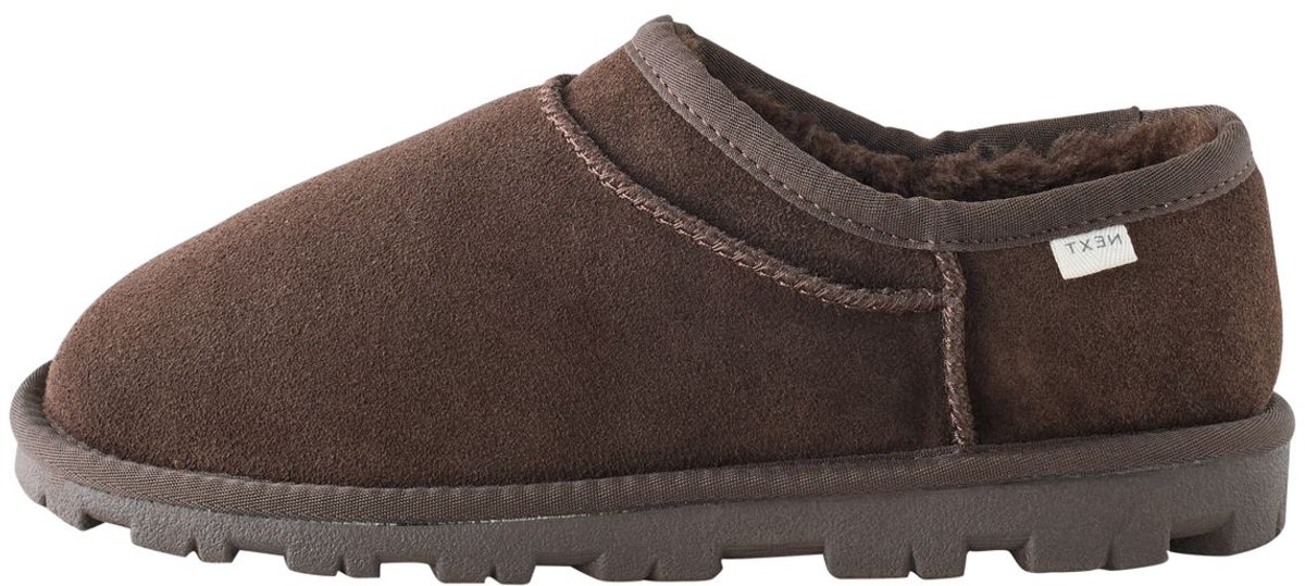 Next - Dames - Suède mini-laarspantoffels - Bruin