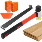 Laminaat Houten Vloeren Installatie Kit Met 40 Afstandhouders Tapblok Trek Bar Rubber Hamer Voor 7 Laminaat Houten Vloeren Installatie Kit Met 40 Afstandhouders Tapblok Trek Bar Rubber Hamer Voor 7