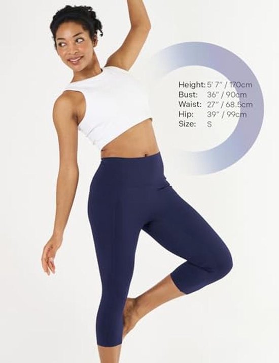 Hoge Taille Dames Sportshorts voor Yoga en Fitness met Zakken — afbeelding 5