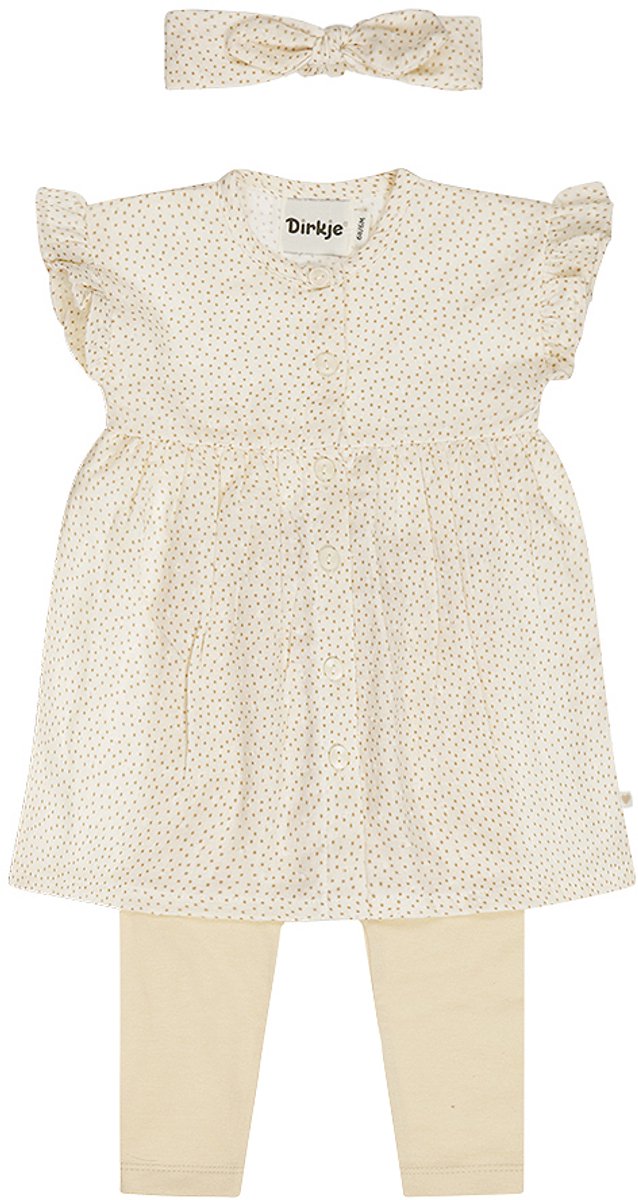 Dirkje Meisjes Kledingset - Off-white