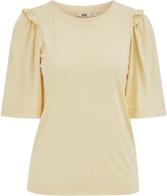 WE Fashion Dames T-shirt met ruches