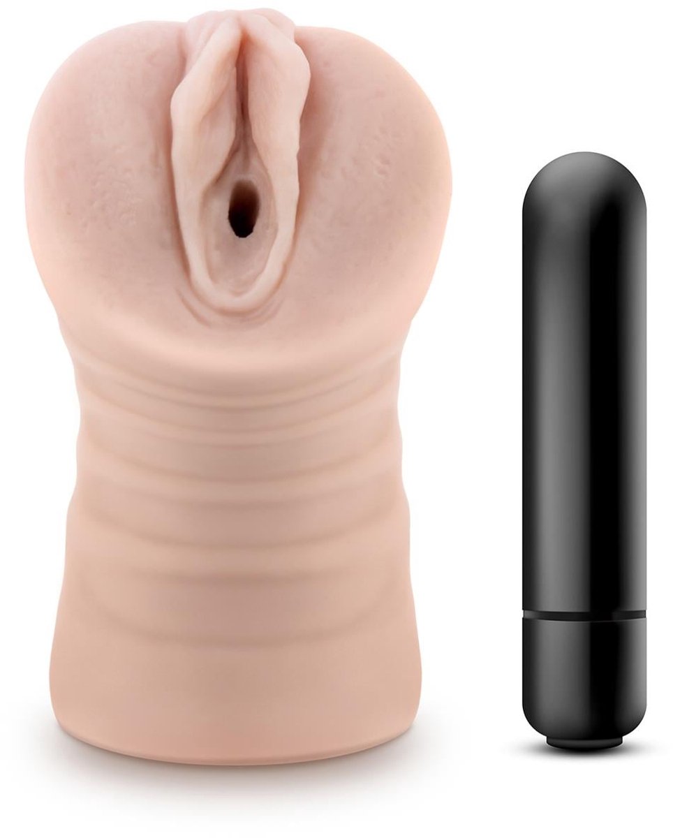 Blush Enlust Ayumi Vibrating Stroker - Beige