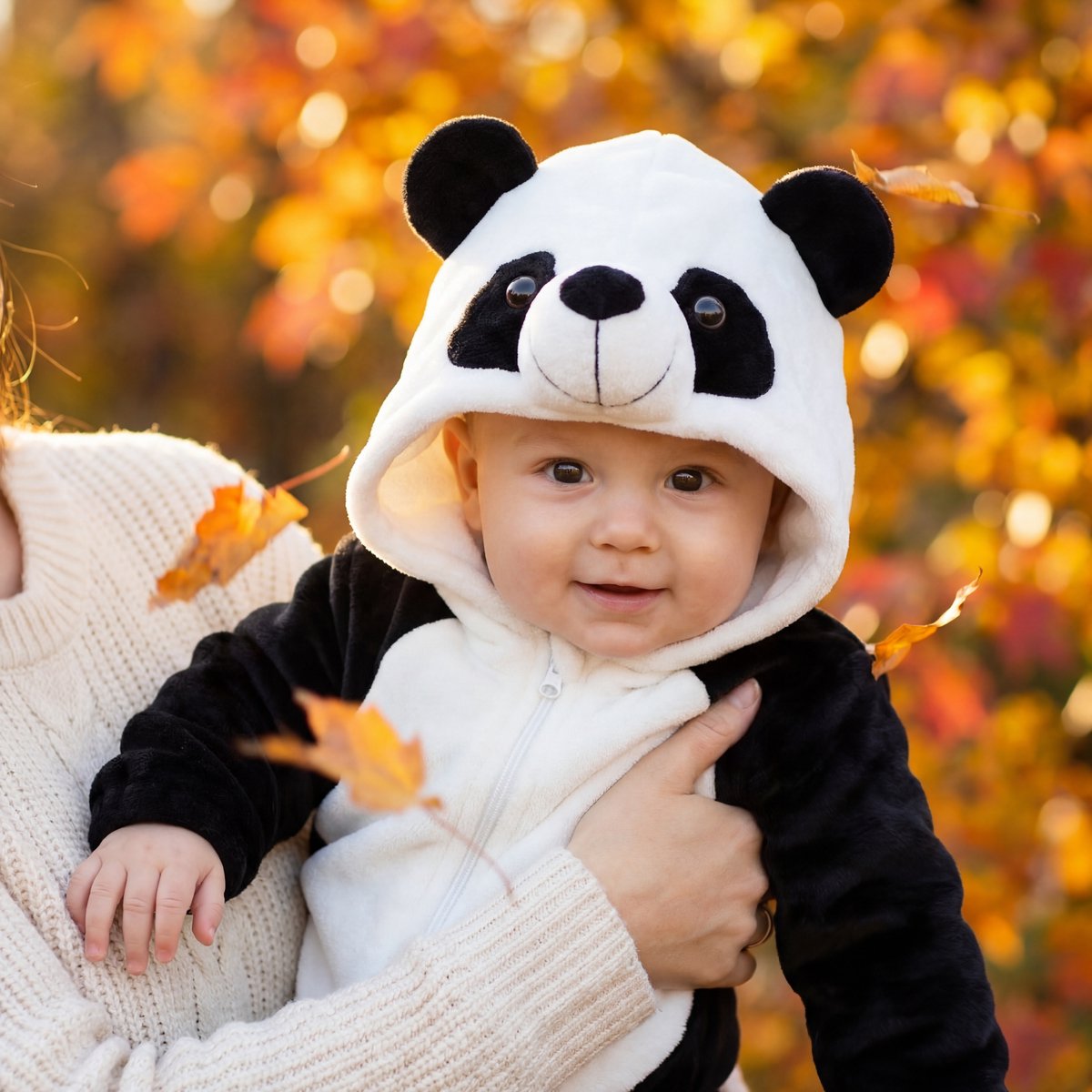 JAXY Baby Onesie - Carnavalskleding Kinderen - Verkleedkleren Jongen en Meisje - Verkleedkleding Kind - Romper - EU (label 100) - Panda — afbeelding 5