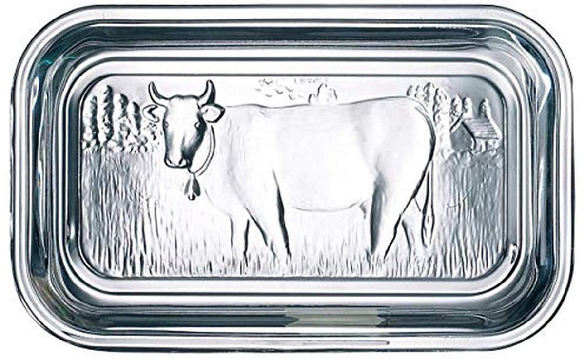 Boter dish 17 cm - Transparant Glas - Vaatwasmachinebestendig - Cadmiumvrij & BPA-vrij