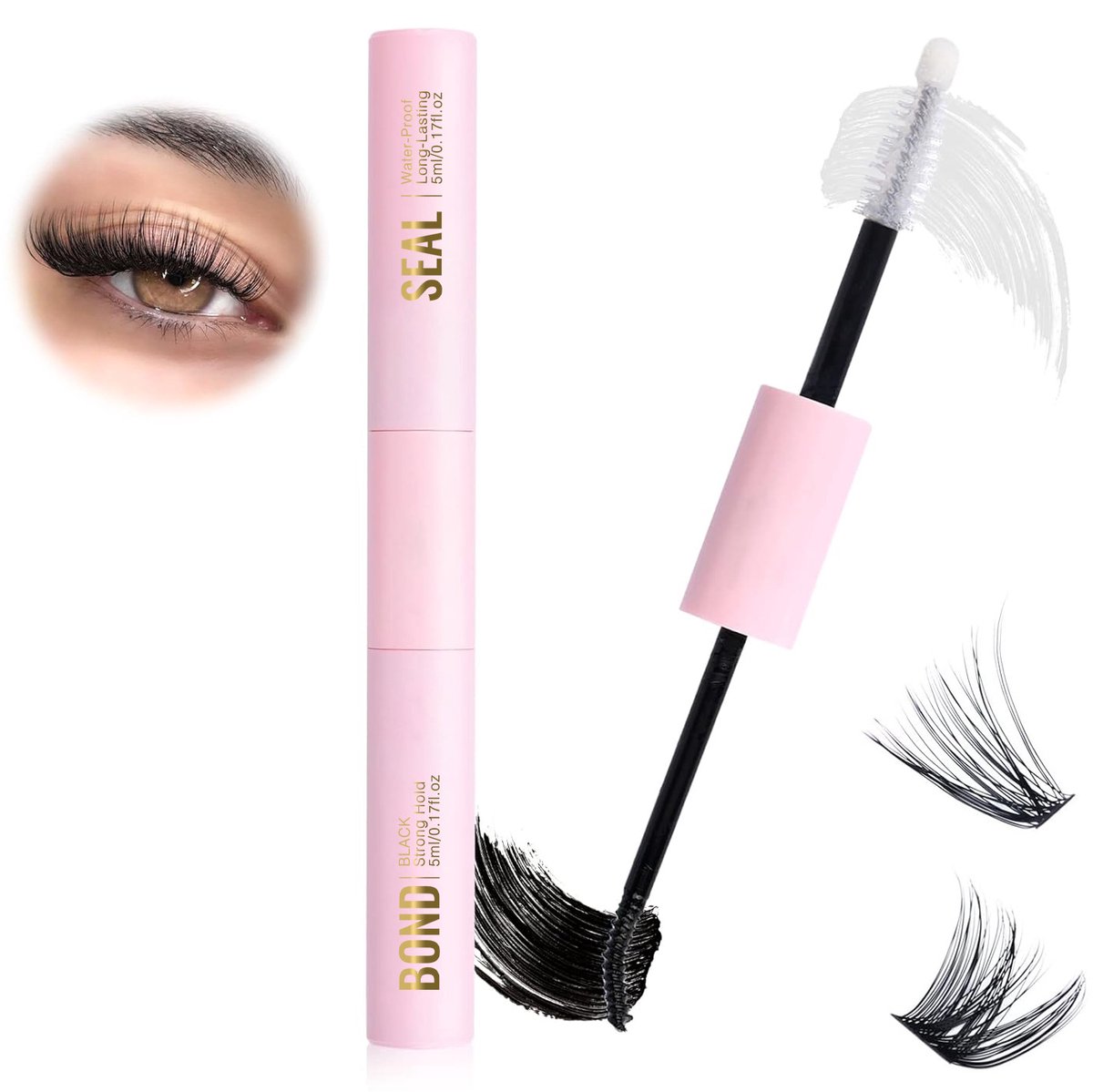Bond & Seal voor clusterwimpers - Professionele wimperlijm voor langdurige wimperextensions - Bond & Seal for eyelashes