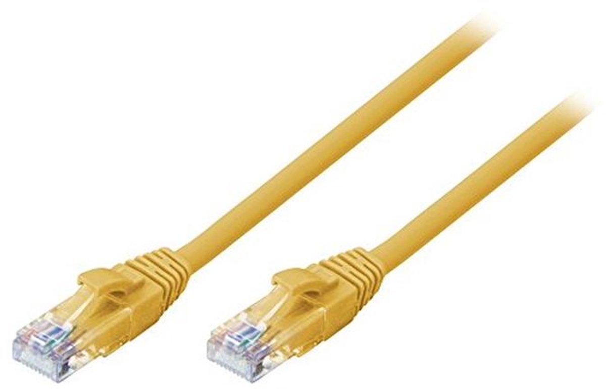 Cat.6 Netwerkkabel 0.5m U/UTP - Geel
