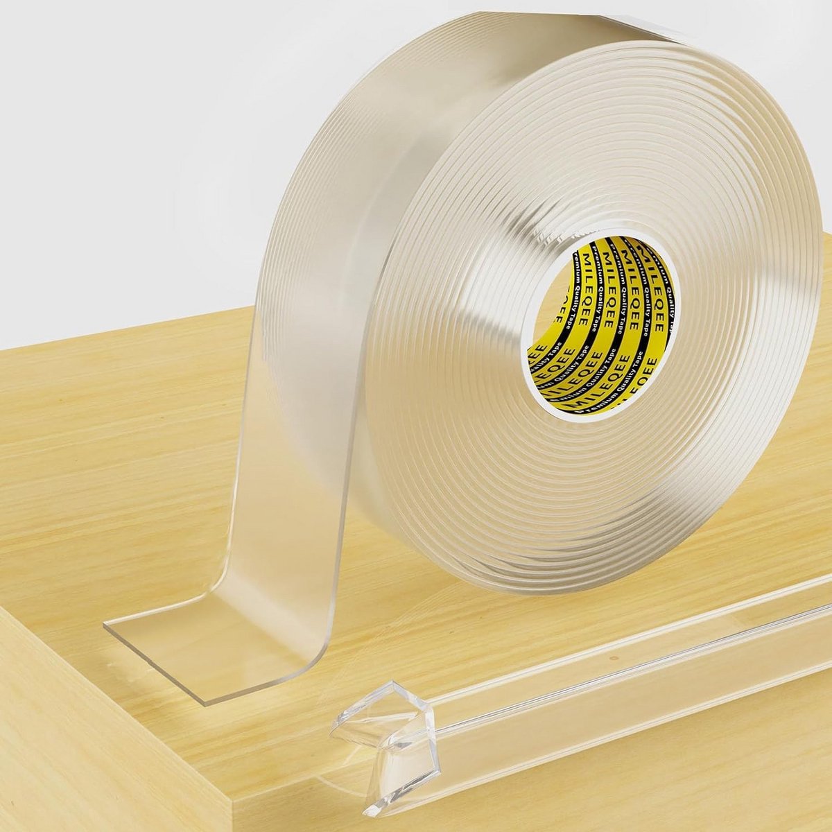 Transparante Zelfklevende Randbescherming Strip voor Meubels en Hoeken 35mm x 5m