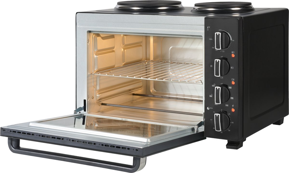Tristar OV-3670 - Convectie Oven - Met 2 Kookplaten - 35L - 3200W - Zwart – foto 7