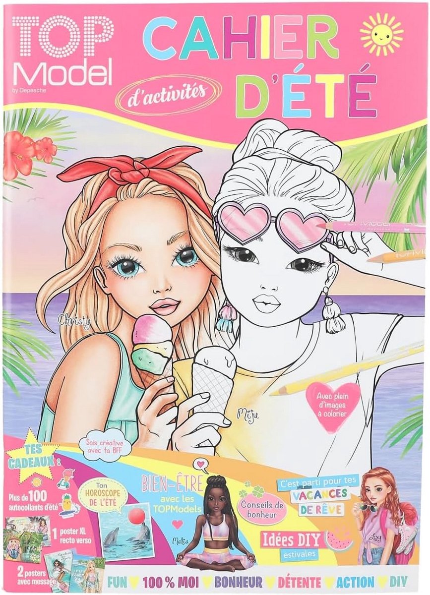 Zomer Activiteitenboek voor Meisjes: Tekenen, Puzzels en Stickers