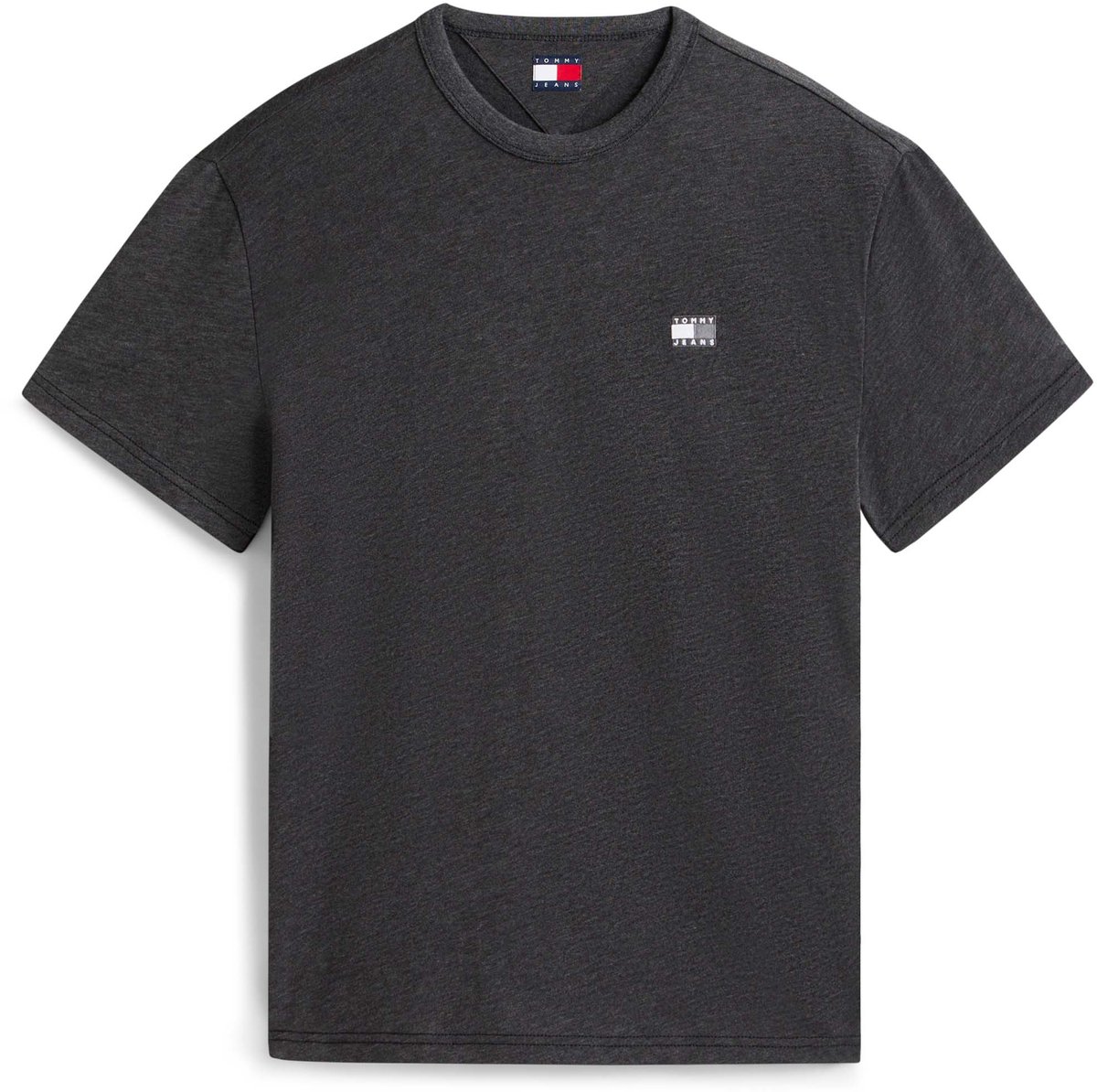 Tommy Jeans T-Shirt Tjm Reg Badge Tee Ex Fashion Wear Volwassen Grijs