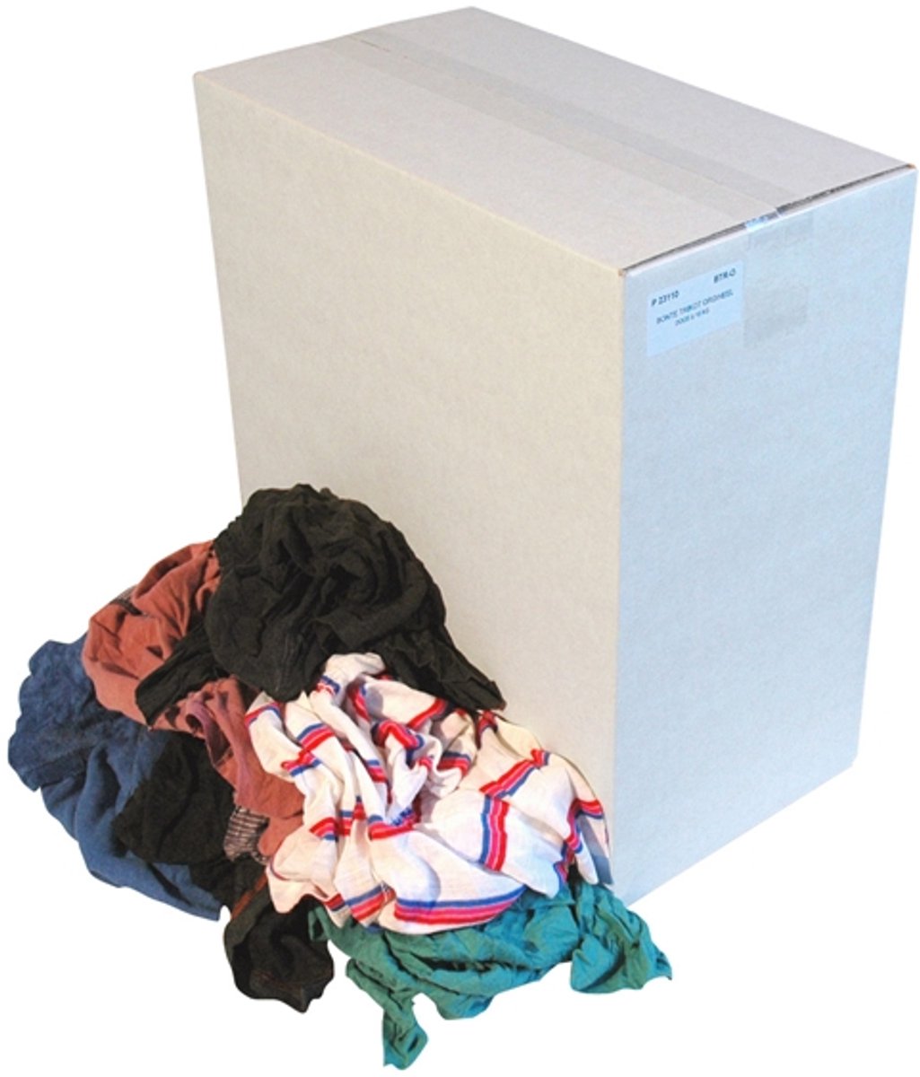 Poetslappen Bont Tricot Doos A 10 Kg. Btro
