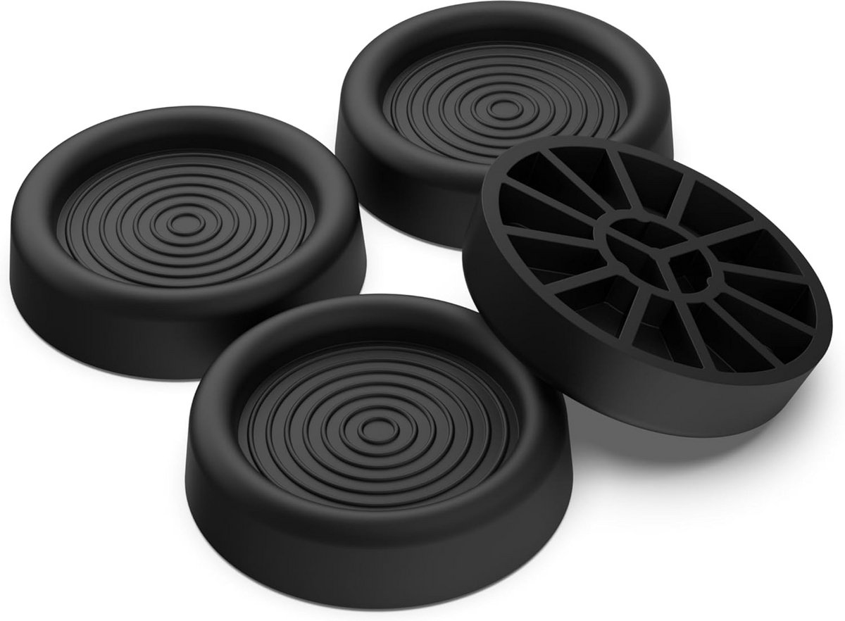 Anti-Vibratie Doppen (4x) voor Wasmachine & Droger - Schokdempend Rubber