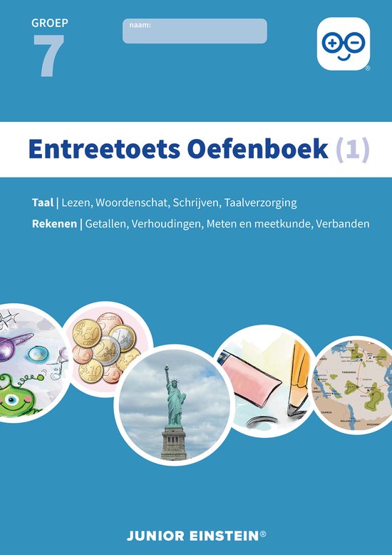 Entreetoets oefenboek 1 Gemengde opgaven voor groep 7 Opgave ... - cover
