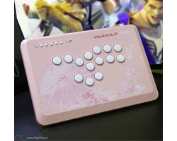 Varmilo FK2 Hitbox / Fighting King 2 Arcade Controller Pink Sakura