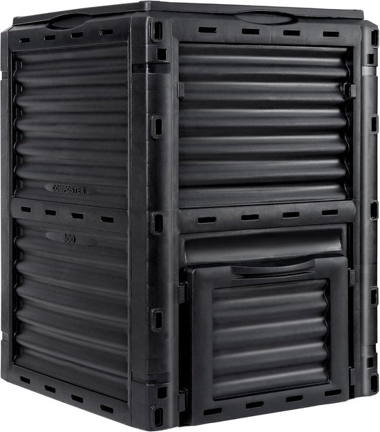 Grote Compostbak voor Tuin - 300 Liter Capaciteit - Vervaardigd uit BPA ...